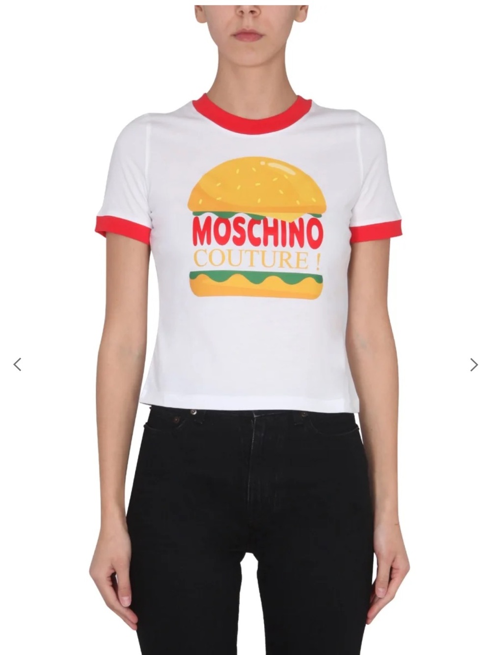Moschino Couture Logo Printed Crewneck T-Shirt NWOT